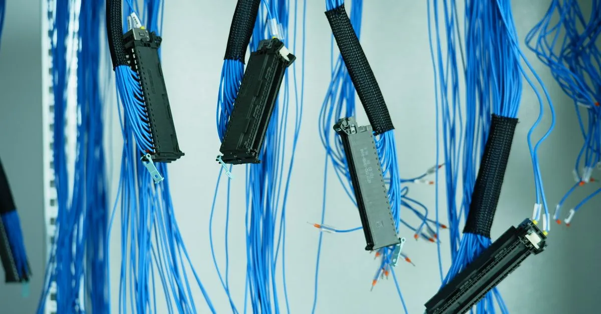 Server room with clock and scheduling display — cron expressions for automated jobs